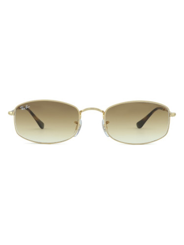 Ray-Ban RB3832 001/51 55 - правоъгълна слънчеви очила, unisex, златни