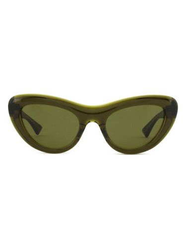 Bottega Veneta BV1282S 005 53 - cat eye слънчеви очила, дамски, зелени