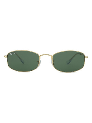 Ray-Ban RB3832 001/31 55 - правоъгълна слънчеви очила, unisex, златни