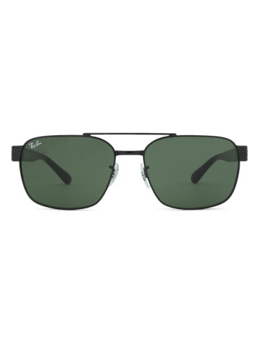 Ray-Ban RB3751 002/31 - правоъгълна слънчеви очила, unisex, черни
