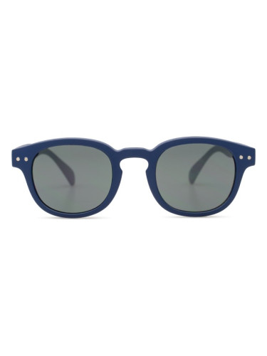 Izipizi Sun Junior #C Navy Blue (за възраст 5 - 10 години) - квадратна слънчеви очила, детски, сини