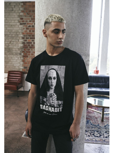Мъжка тениска в черен цвят Mister Tee Bad Habit