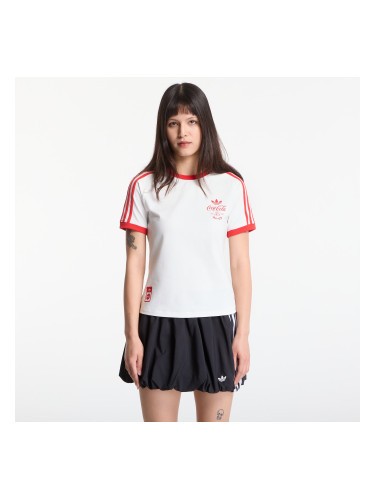 Тениска adidas x Coca Cola 3 Stripes Tee Core White L