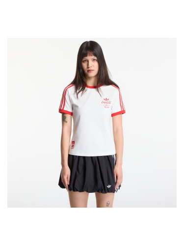 Тениска adidas x Coca Cola 3 Stripes Tee Core White M