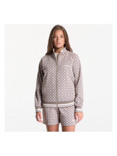 Суитшърт GUESS Aggie Full Zip Sweatshirt Aop/ Ologra XS