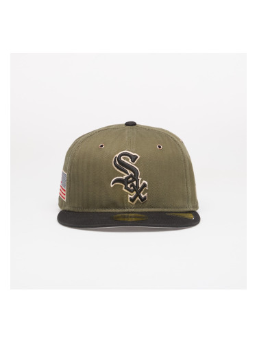 Шапка New Era 59FIFTY MLB American Herringbone Chicago White Sox Official Team Color 7 1/8