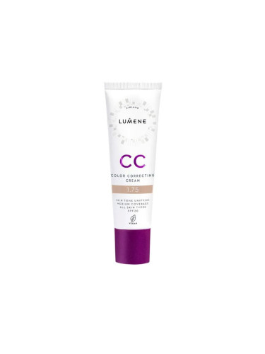 LUMENE Vegan CC Cream Foundation 7-in-1 SPF20 Оцветен крем  30ml