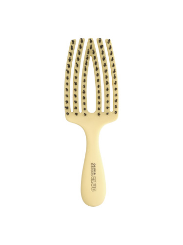 OLIVIA GARDEN CLUB The Nomad Detangling & Shine Fingerbrush​ Yellow Четка за коса дамски  