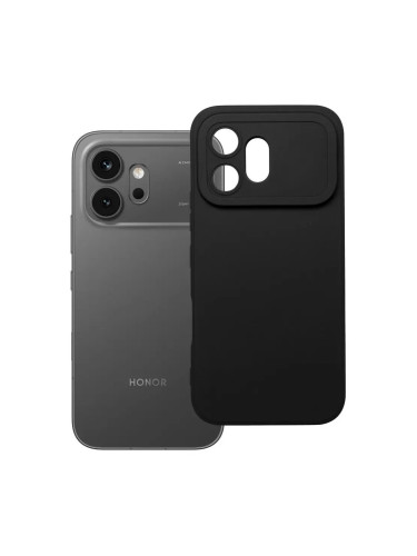 Силиконов кейс iPaky Solid матиран, За Honor 600, Черен
