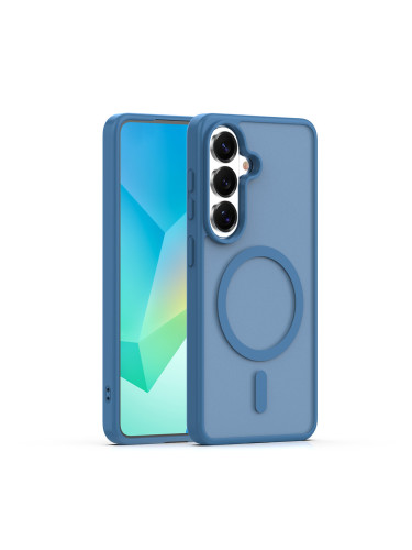 Кейс Mag Matt с цяла дупка за камерите за Samsung Galaxy A16 / A17 тъмносин