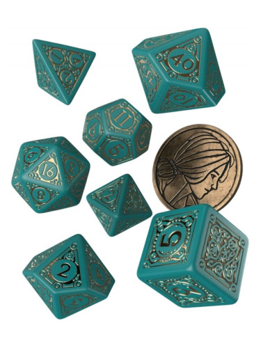  Комплект зарове Q-Workshop - The Witcher Dice Set: Triss - The Beautiful Healer (7 бр.)