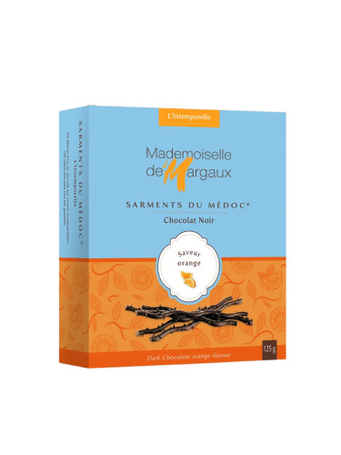 Mademoiselle de Margaux Шоколадови пръчици с черен шоколад и портокал