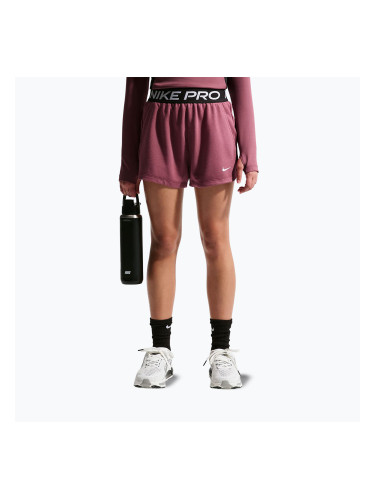 Детски къси панталони/шорти Nike Pro Fleece pink smoke/pink smoke/black/white