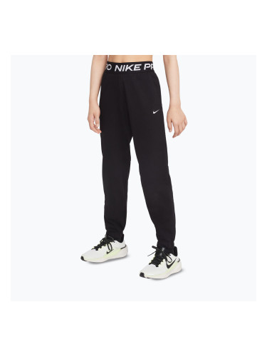 Детски панталони Nike Pro Fleece black/black/black/white