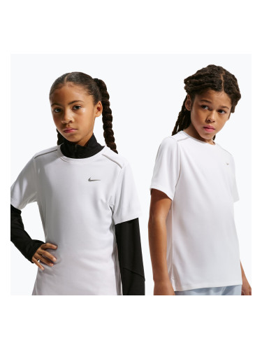Детска тениска Nike Miler white/white