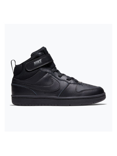 Детски обувки Nike Court Borough Mid 2 black/black/black