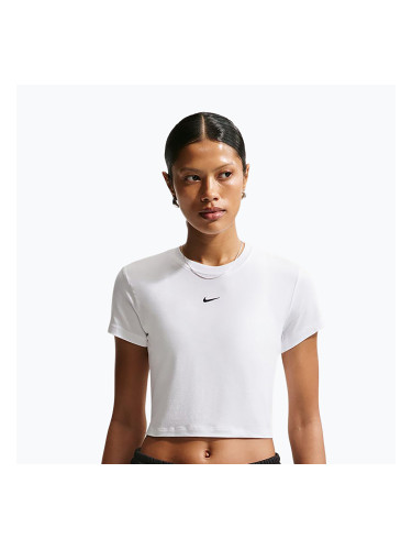 Дамска тениска Nike Sportswear Chill Knit white/black