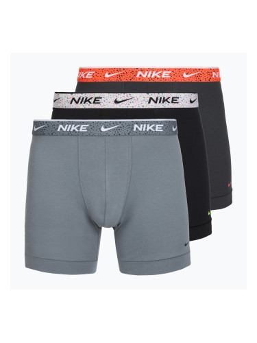 Мъжки боксерки Nike Essential Cotton Stretch 3 pairs gray multi