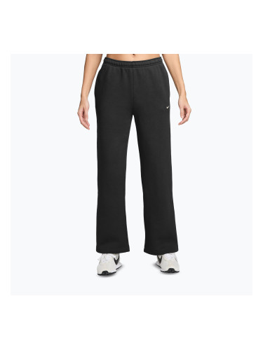 Дамски панталони Nike Studio Fleece total black/sail