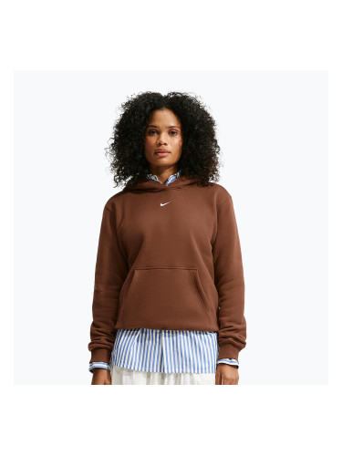 Дамски суитшърт Nike Studio Fleece cacao wow/sail