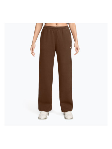 Дамски панталони Nike Studio Fleece cacao wow/sail