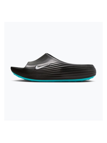 Мъжки чехли Nike ReactX Rejuven8 black/gamma blue/metallic silver