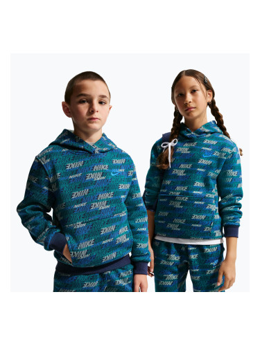 Детски суитшърт Nike Sportswear Club Fleece bright spruce/midnight navy/game royal