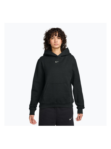 Дамски суитшърт Nike Studio Fleece total black/sail