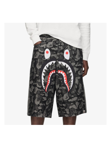 Къси панталони adidas Shark Denim Jorts Bape Black XXL