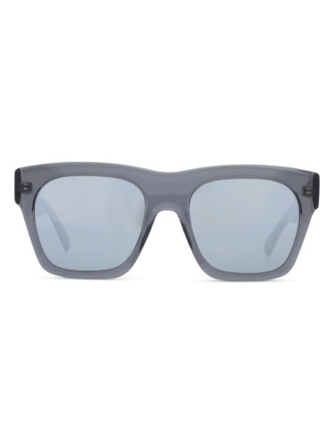 Hawkers Grey Blue Chrome Narciso - квадратна слънчеви очила, unisex, сиви, огледални