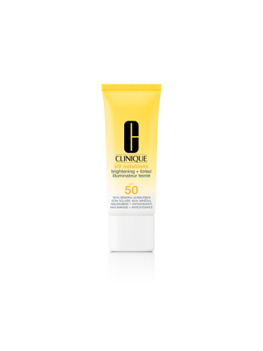 CLINIQUE UV Solutions Brightening + Tinted Sunscreen Broad Spectrum SPF 50/PA+++ Защитен филтър унисекс 40ml