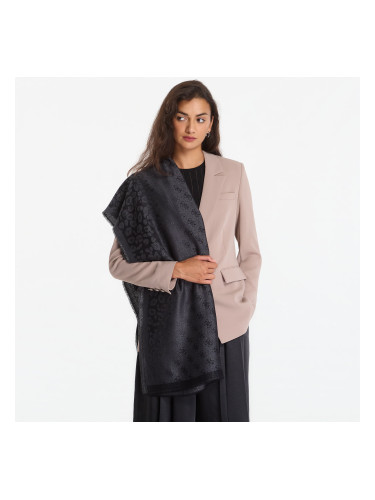 Шал Guess Jacquard Scarf 70x180 Black Universal