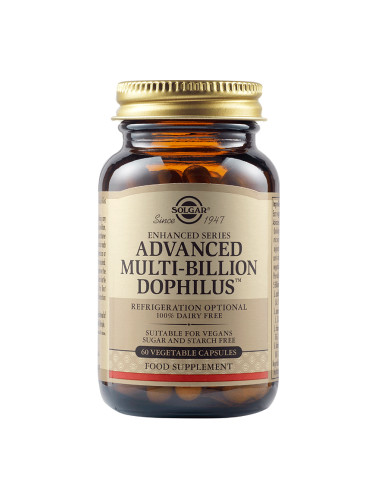 SOLGAR - Advanced Multi-Billion Dophilus - 60 веган капсули