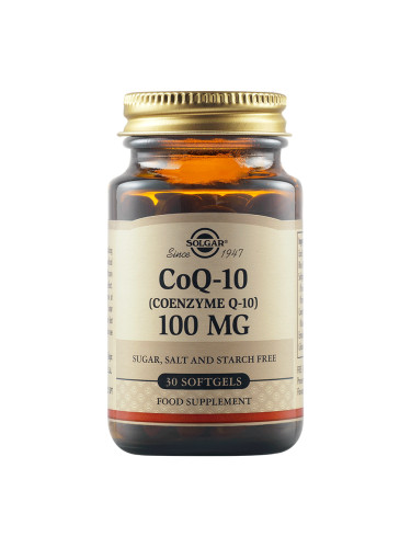 SOLGAR - CoQ-10 100 mg - 30 меки капсули