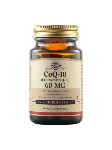 SOLGAR - CoQ-10 60 mg - 30 веган капсули