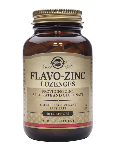SOLGAR - Flavo-Zinc 23 mg - 50 дъвчащи таблетки