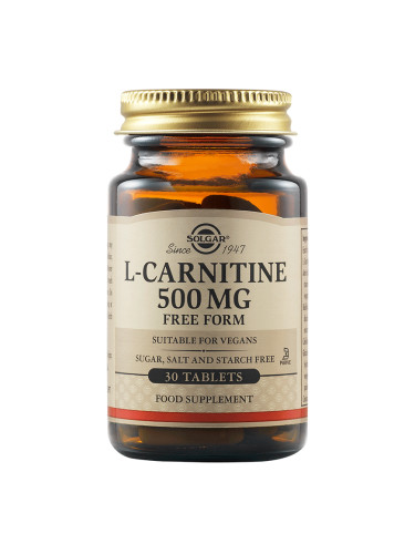 SOLGAR - L-Carnitine 500 mg - 30 таблетки