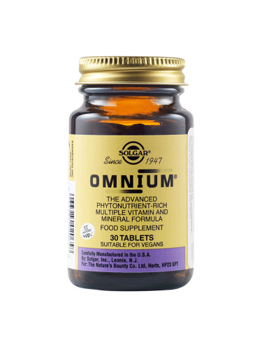 SOLGAR - Omnium Multivitamins - 30 таблетки