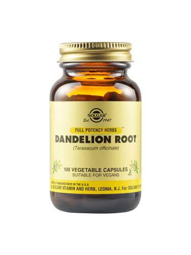 SOLGAR - Dandelion Root - 100 веган капсули