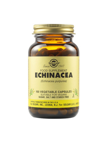 SOLGAR - Echinacea - 100 веган капсули