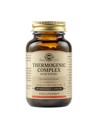 SOLGAR - Thermogenic Complex with Svetol - 60 веган капсули