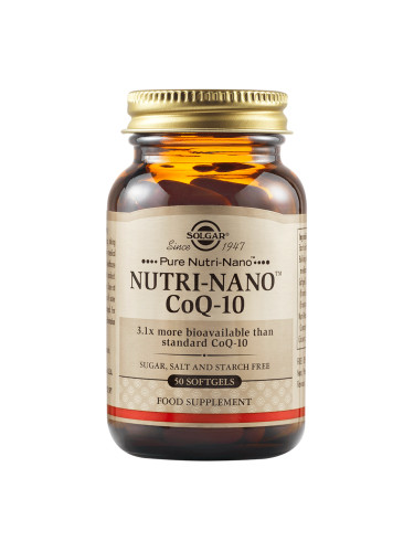 SOLGAR - Nutri-Nano CoQ-10 - 50 меки капсули