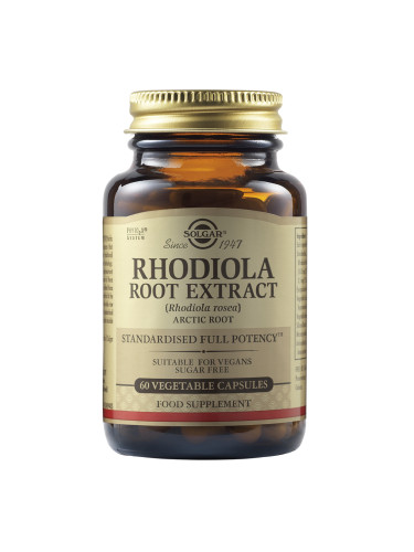 SOLGAR - Rhodiola Root Extract - 60 веган капсули