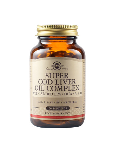 SOLGAR - Super Cod Liver Oil Complex - 60 softgels