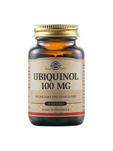 SOLGAR - Ubiquinol 100 mg - 50 меки капсули