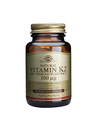 SOLGAR - Vitamin К2 - MK7 100 mcg - 50 веган капсули