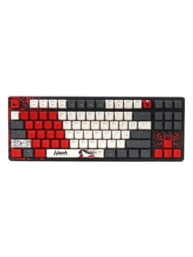  Механична клавиатура Bloody - Naraka S87, Bloody BLMS Red Plus Linear, RGB, червена/черна