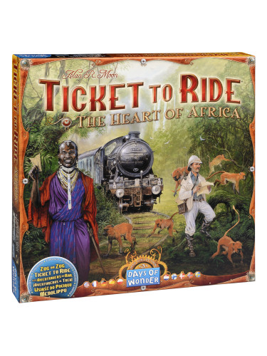  Разширение за настолна игра Ticket to Ride - Heart of Africa