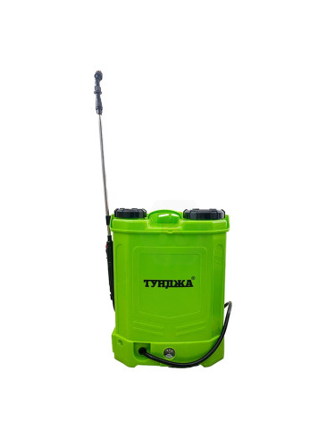 Пръскачка акумулаторна ТУНДЖА 16 л, 12V / 8Ah, 5.5 bar - с 4 дюзи и телескопичен удължител