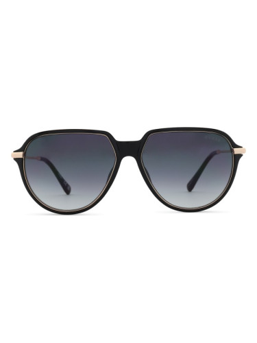 Guess GU00067 01B 56 - правоъгълна слънчеви очила, unisex, черни
